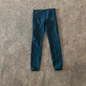 Teal Workout Leggings From Athleta Girl